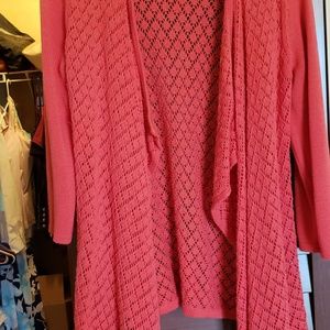 Orange knit camisole